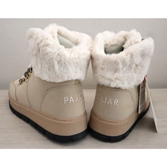 Pajar Women's Sz 9M Sand/Beige Waterproof Nubuck Chalet Fashion Boots - Picture 8 of 11